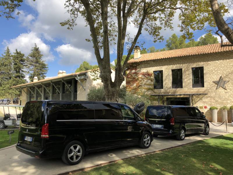 Vans Mercedes pour séminaire à Aix-en-Provence