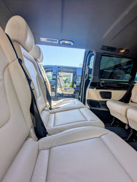 Premium private chauffeur service in Marseille and Provence, featuring our Mercedes E, S, and V-Class vehicles. This photo highlights the comfort, elegance, and cleanliness offered on every journey. Ideal for airport transfers, business travel, or private