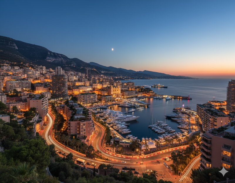 Chauffeur privé longue distance d’Aix-en-Provence à Monaco