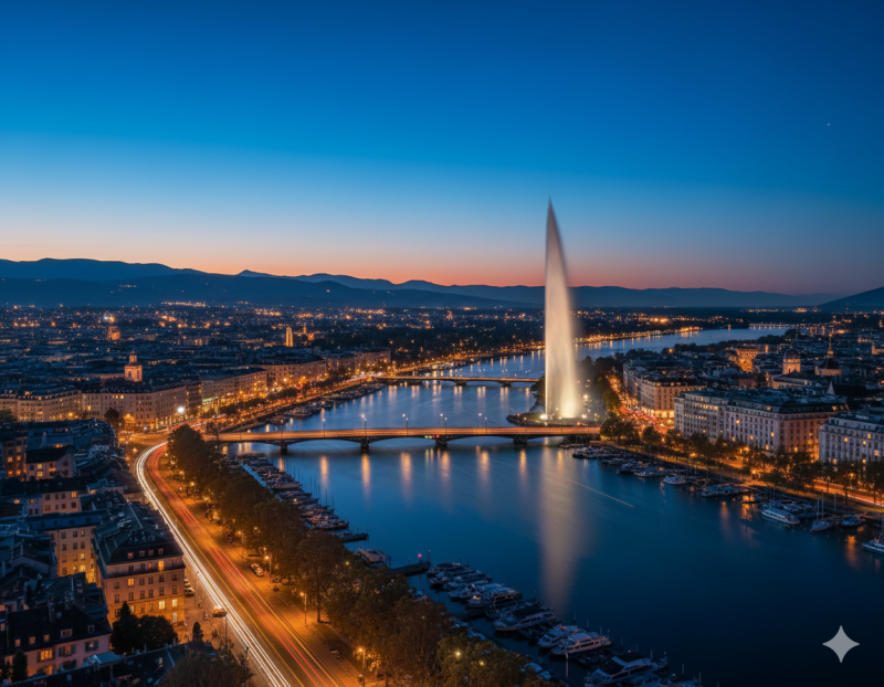 VTC longue distance de Marseille à Genève