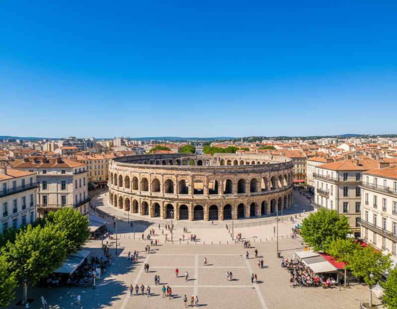 Chauffeur privé haut de gamme depuis Avignon vers Nîmes