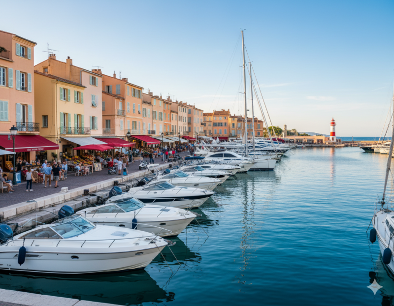 Chauffeur privé haut de gamme depuis Toulon vers Saint-Tropez avec transfert élégant, confort absolu et discrétion assurée en région PACA
