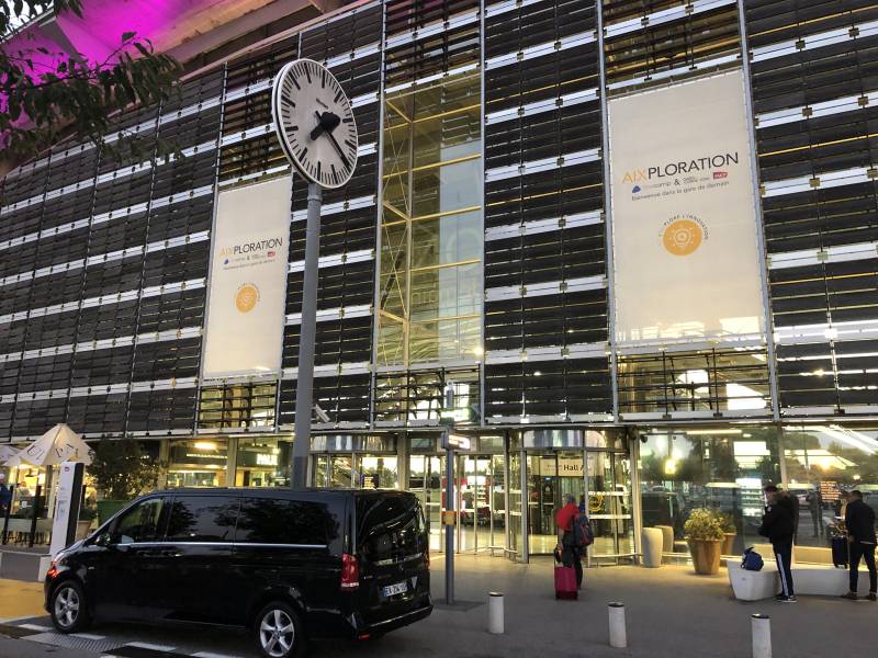Transfert avec chauffeur gare TGV d'Aix-en-Provence 