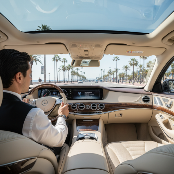 Chauffeur de luxe longue distance assurant des trajets élégants et confortables avec accompagnement personnalisé à Aix-en-Provence en Provence-Alpes-Côte d’Azur
