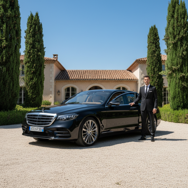 Coût chauffeur privé 500 km calculé pour trajets longue distance avec confort absolu et service professionnel à Lourmarin en Provence 84