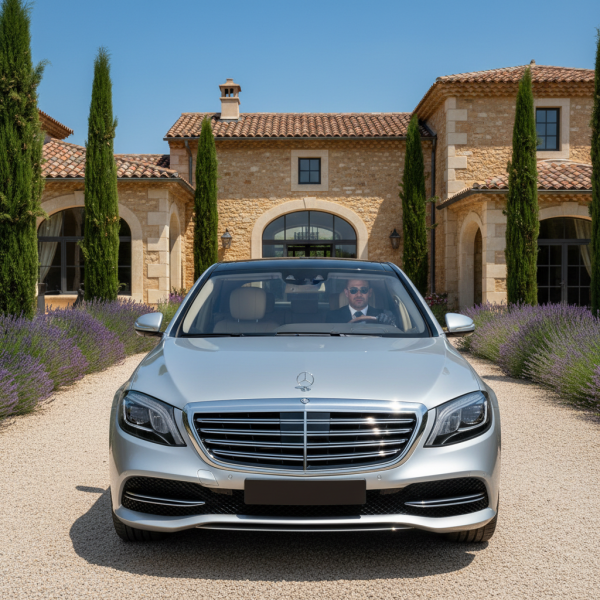 Chauffeur personnel long trajet dédié aux voyages privés et professionnels avec confort premium et grande flexibilité à Lourmarin en Provence 84